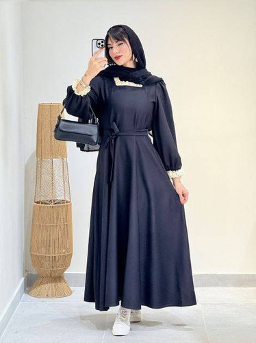 پیراهن یقه گیپور الیزه باکیفیت