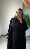 عبایی آستین پلیسه راحیل