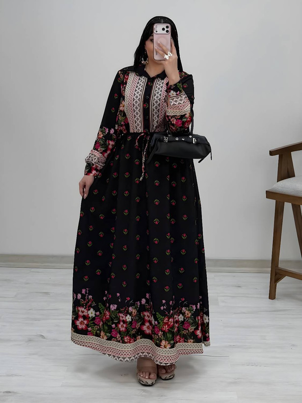 پیراهن ساحلی فلور