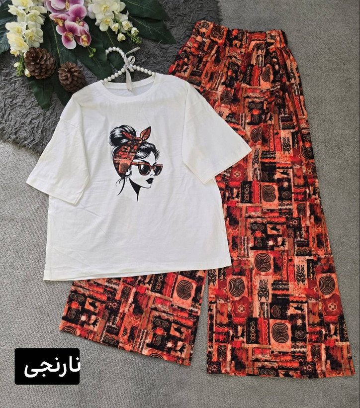 ست تیشرت و شلوار مرسده
